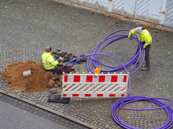 Glasfaserausbau 