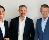 André Borusiak, CCO; Markus Hendrich, CEO; Achim Theis, Berater und Ex-CCO 