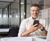 Smartphone im Büro