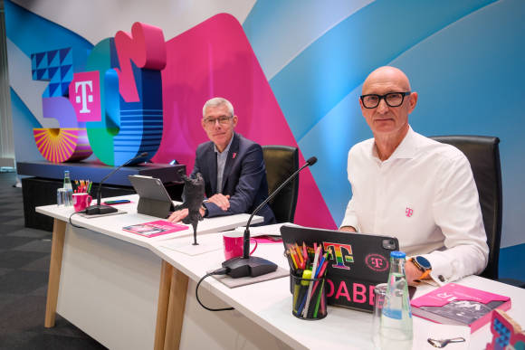 Tim Höttges und Christian Illek 