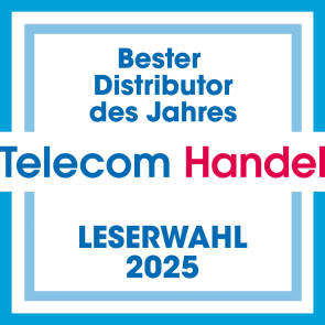 Logo der Leserwahl zum besten Distributor 2025 