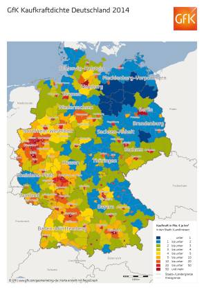 GfK-Studie: Kaufkraft steigt im kommenden Jahr um 586 Euro 