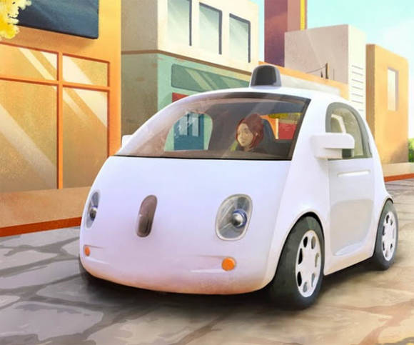 Selbstfahrendes Auto von Google 