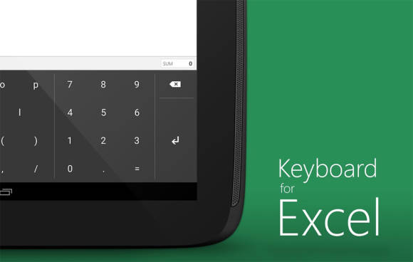 Microsoft Excel-Tastatur für Android 