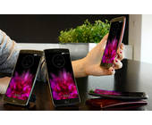 Gebogenes Smartphone LG G Flex2