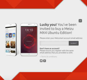 Meizu MX4 Ubuntu Edition Invite-System