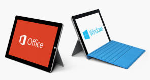 Microsoft Surface-Tablet mit Office
