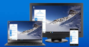 Windows 10 auf verschiedenen Plattformen 