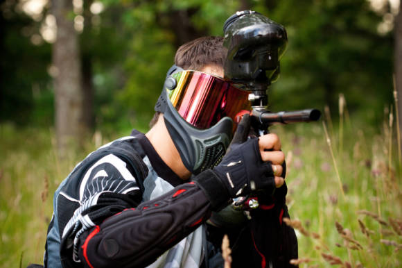 Paintball-Spieler 