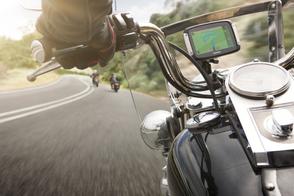TomTom Rider in der Kurve TomTom Rider in der Kurve