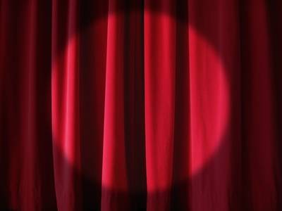 Vorhang mit Spot Vorhang mit Spot