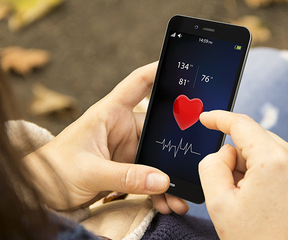e-Health-App auf Smartphone