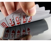 Ein Royal Flush beim Poker