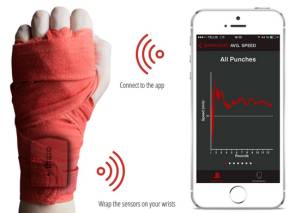 Der Handgelenk-Sensor von Hykso soll den Boxsport revolutionieren.