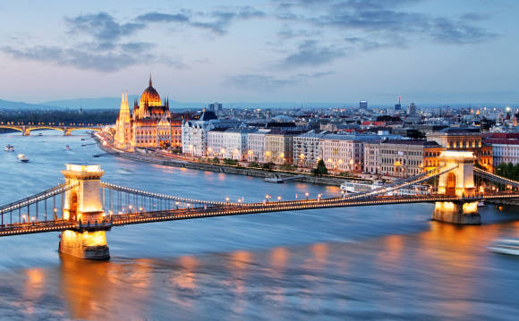 Budapest an der Donau 
