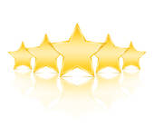 Fünf goldene Sterne