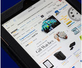 Amazon Website auf Tablet