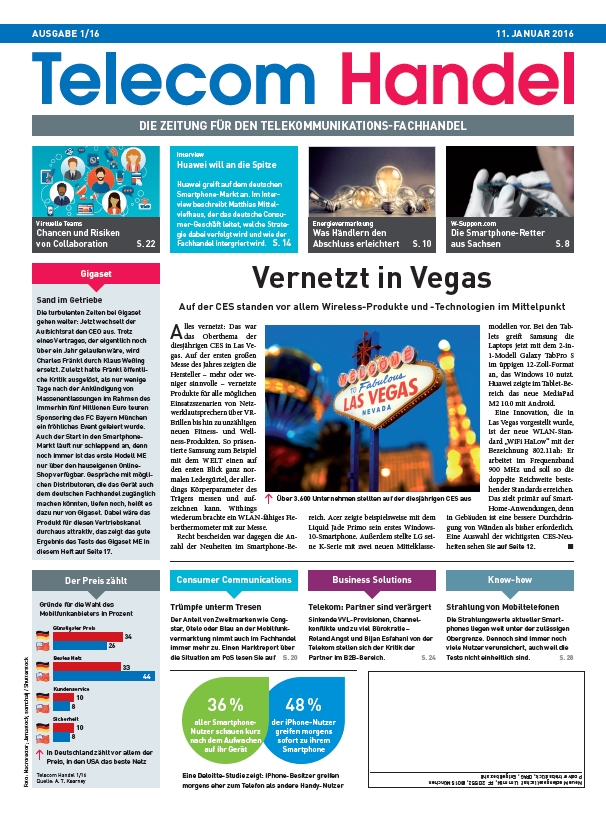 Telecom Handel Ausgabe 01/2016