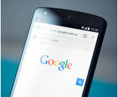 Google auf dem Smartphone