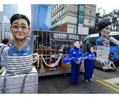Demonstration in Südkorea