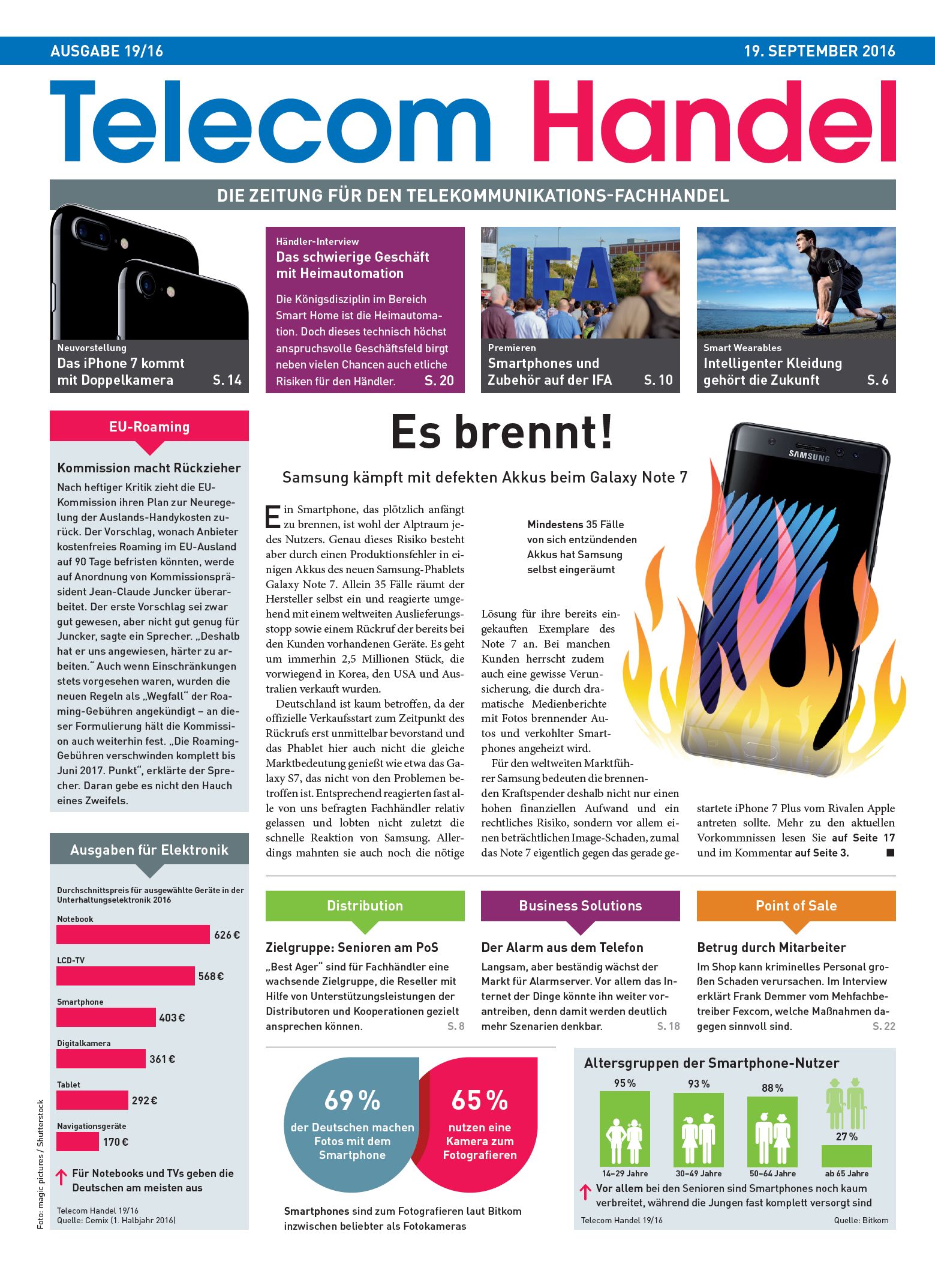 Telecom Handel Ausgabe 19/2016
