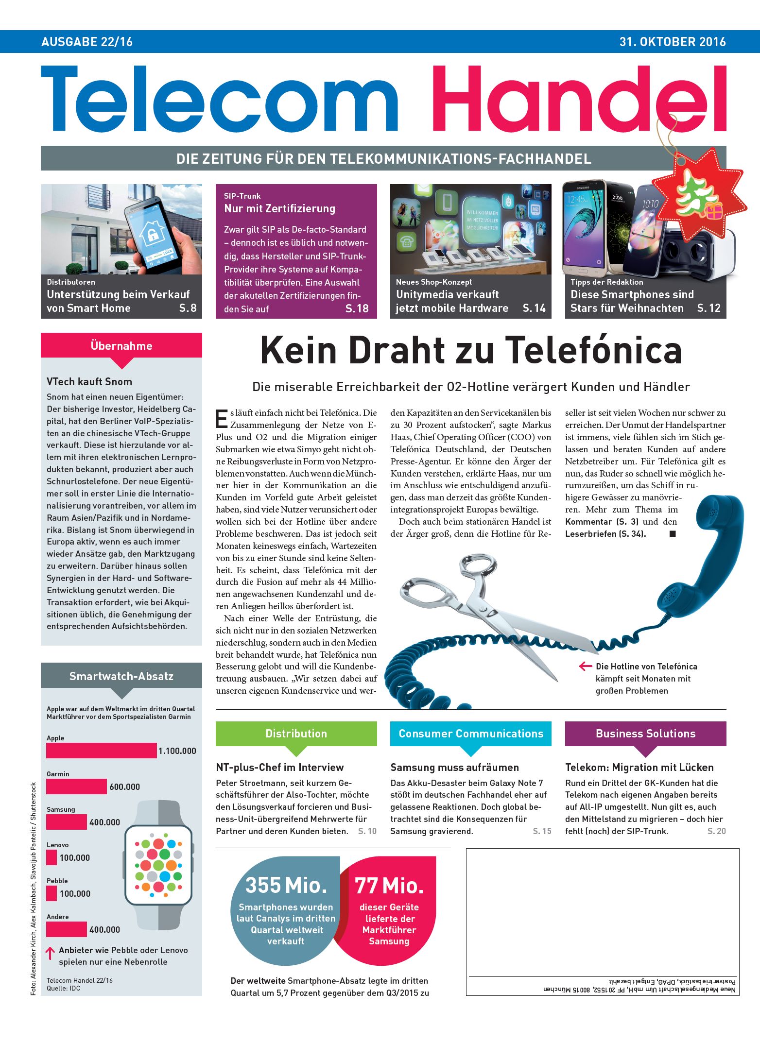 Telecom Handel Ausgabe 22/2016