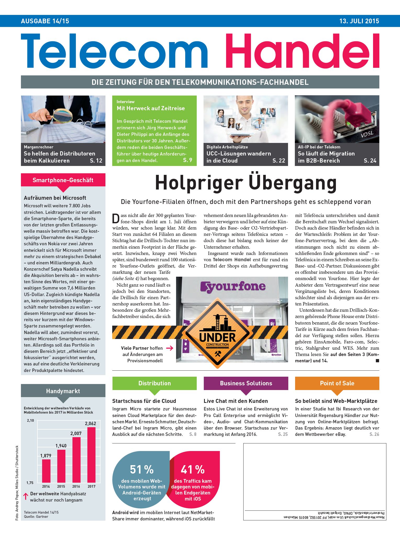 Telecom Handel Ausgabe 14/2015