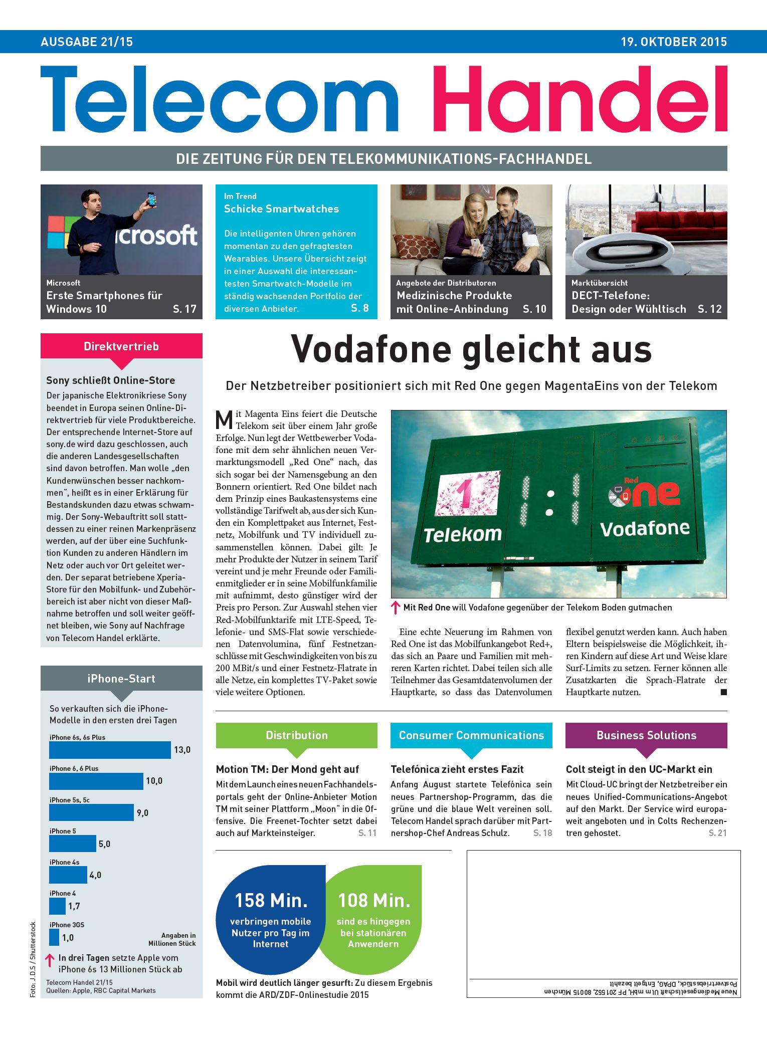 Telecom Handel Ausgabe 21/2015