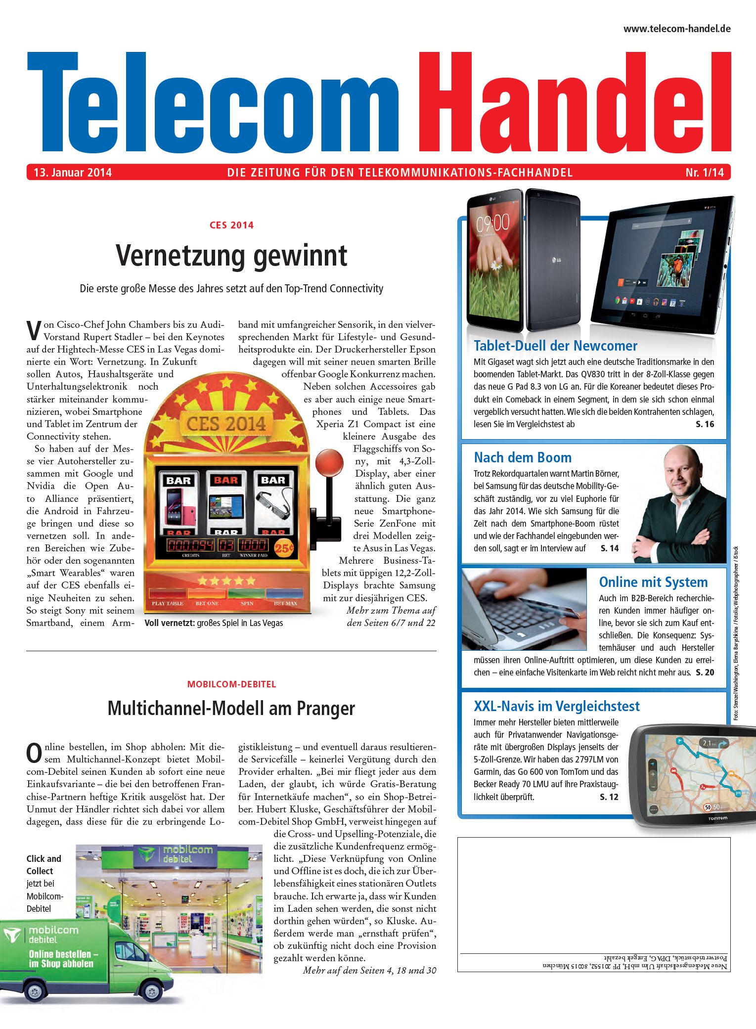 Telecom Handel Ausgabe 01/2014