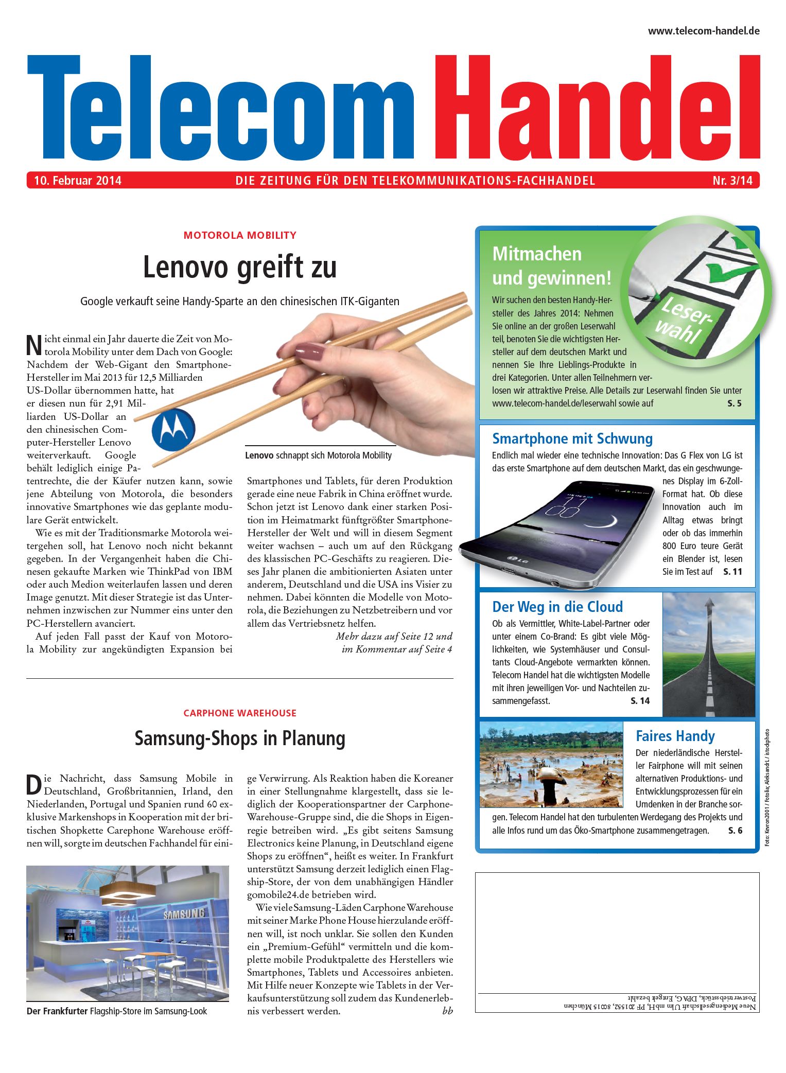 Telecom Handel Ausgabe 03/2014