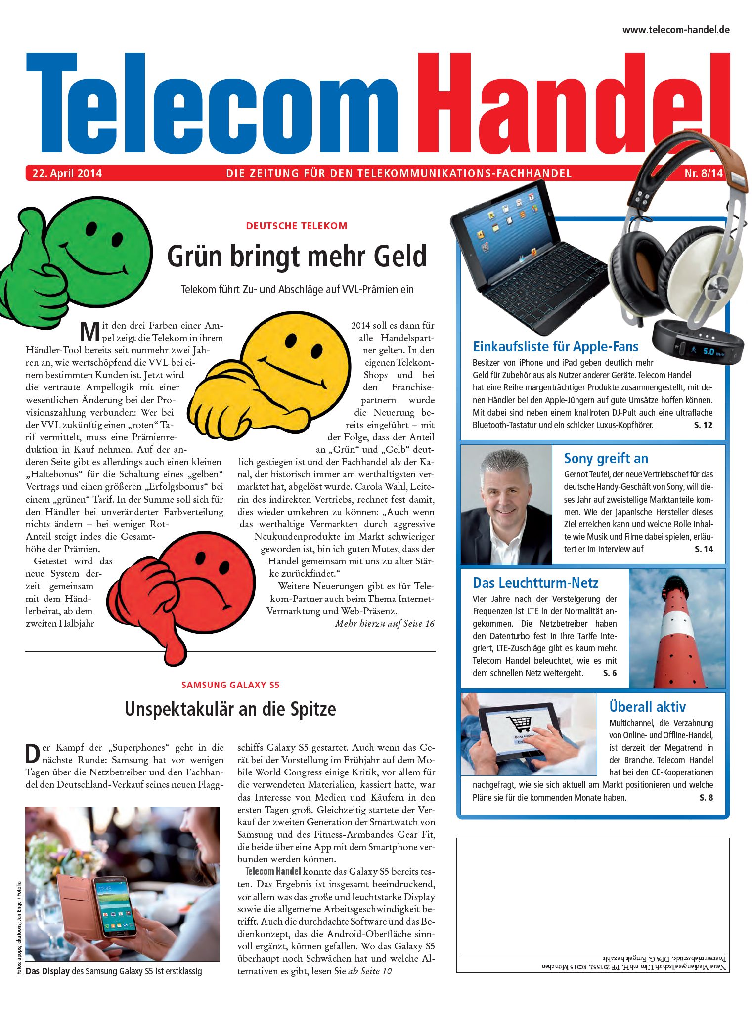 Telecom Handel Ausgabe 08/2014