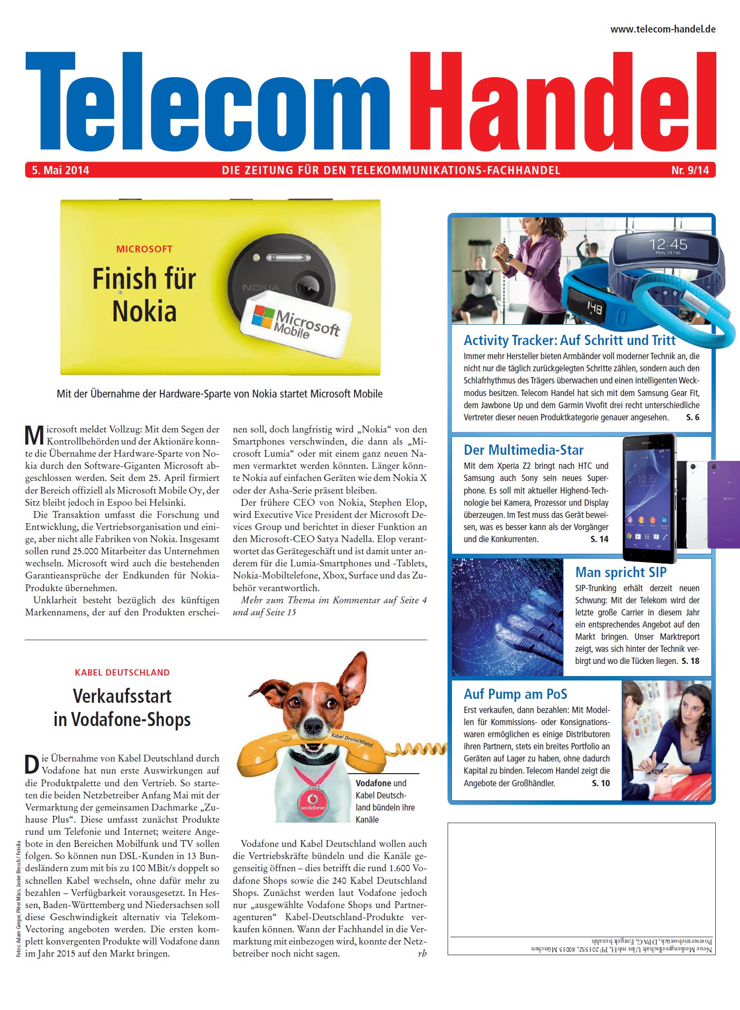 Telecom Handel Ausgabe 09/2014