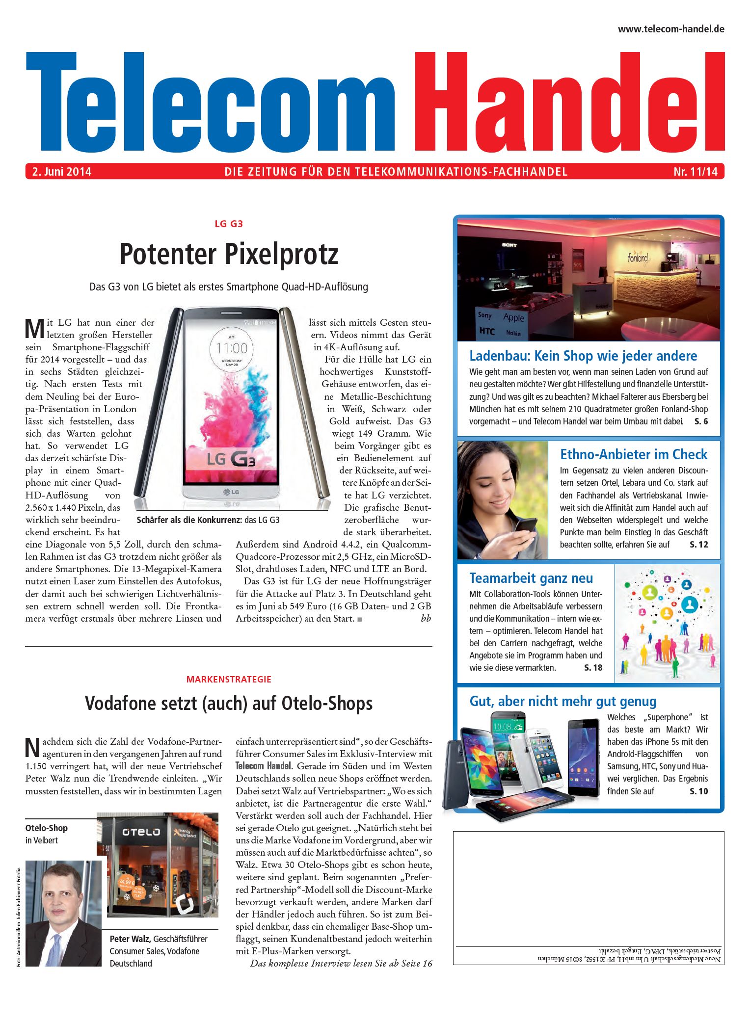 Telecom Handel Ausgabe 11/2014