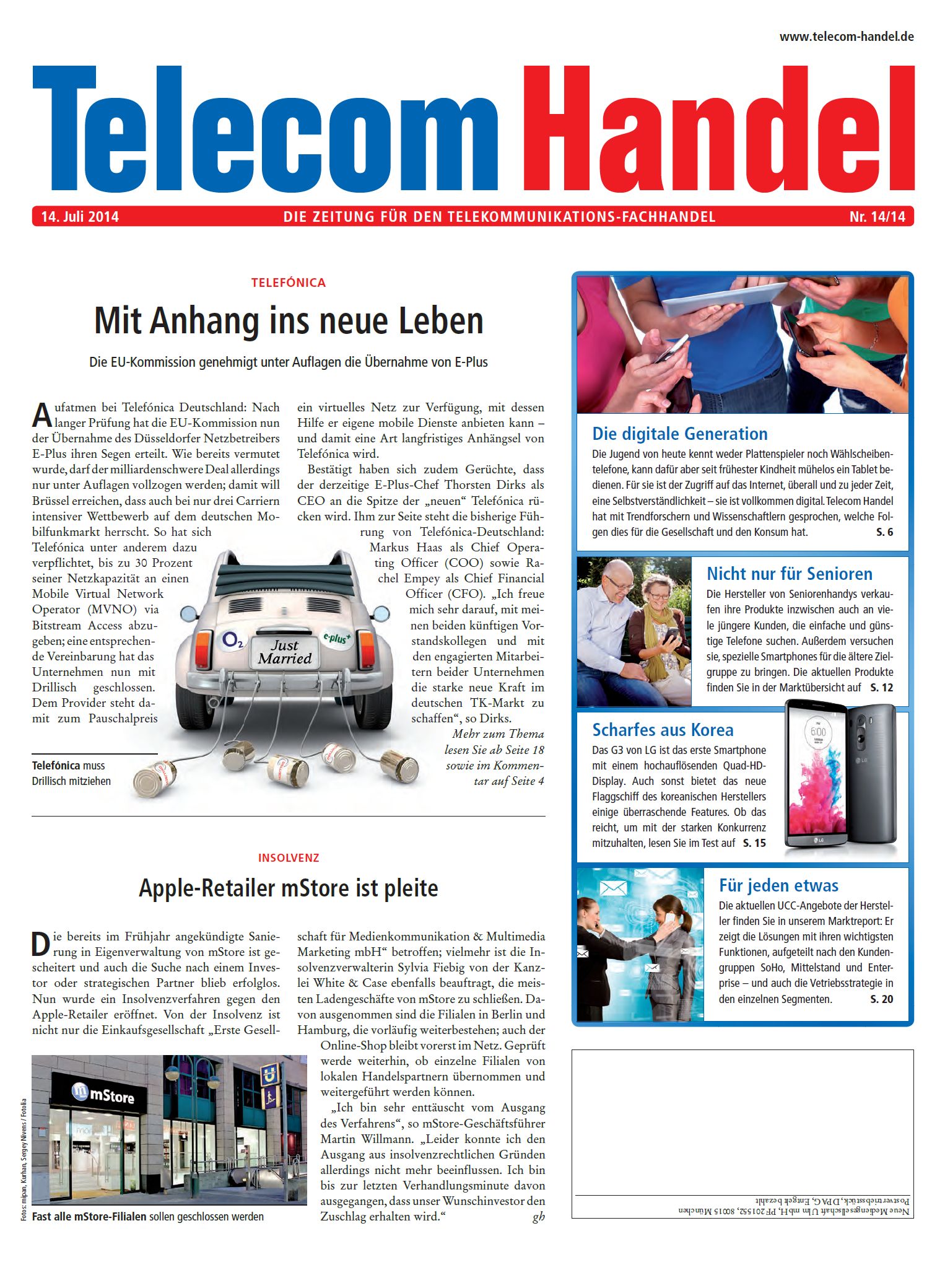Telecom Handel Ausgabe 14/2014