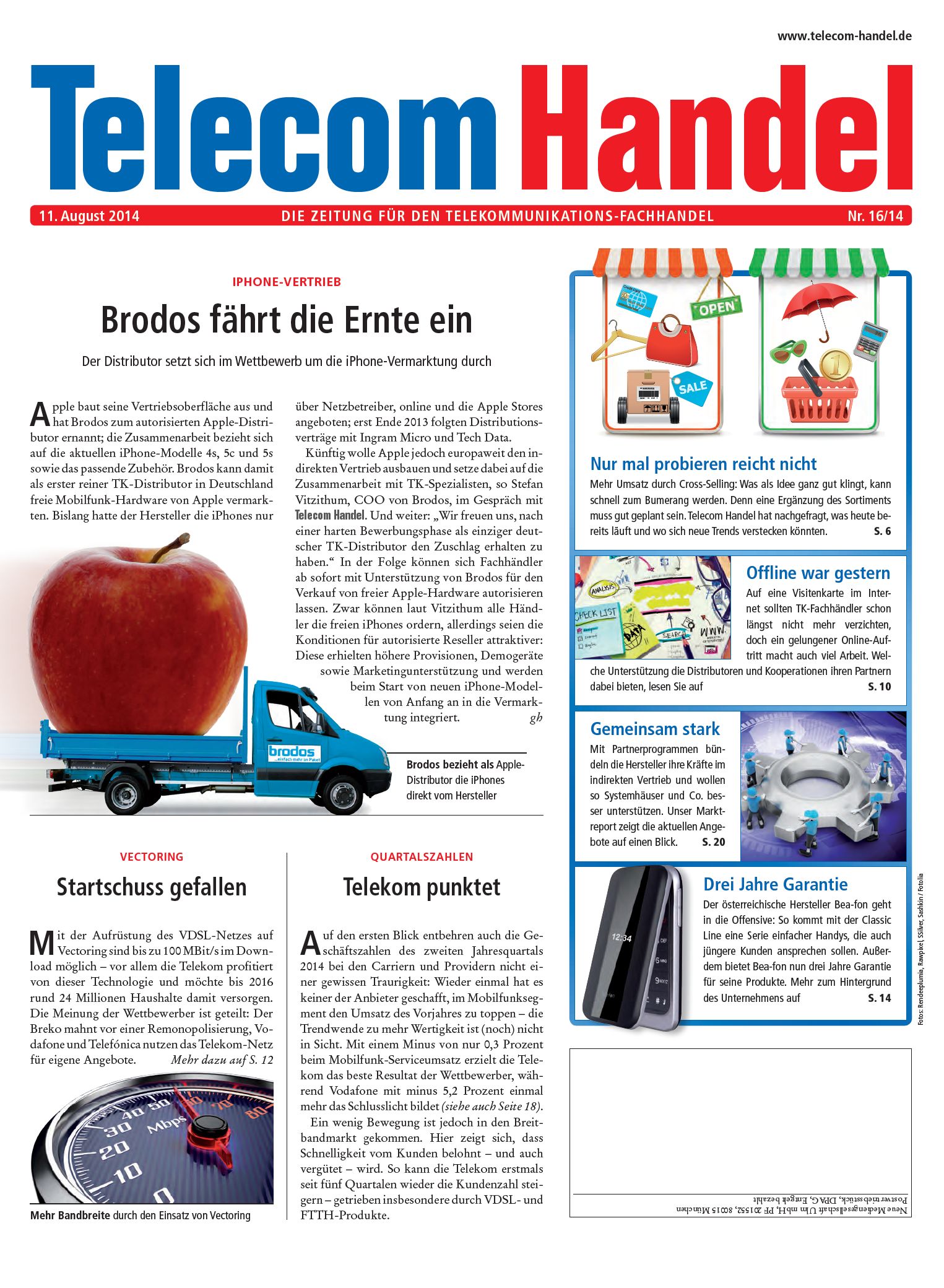 Telecom Handel Ausgabe 16/2014