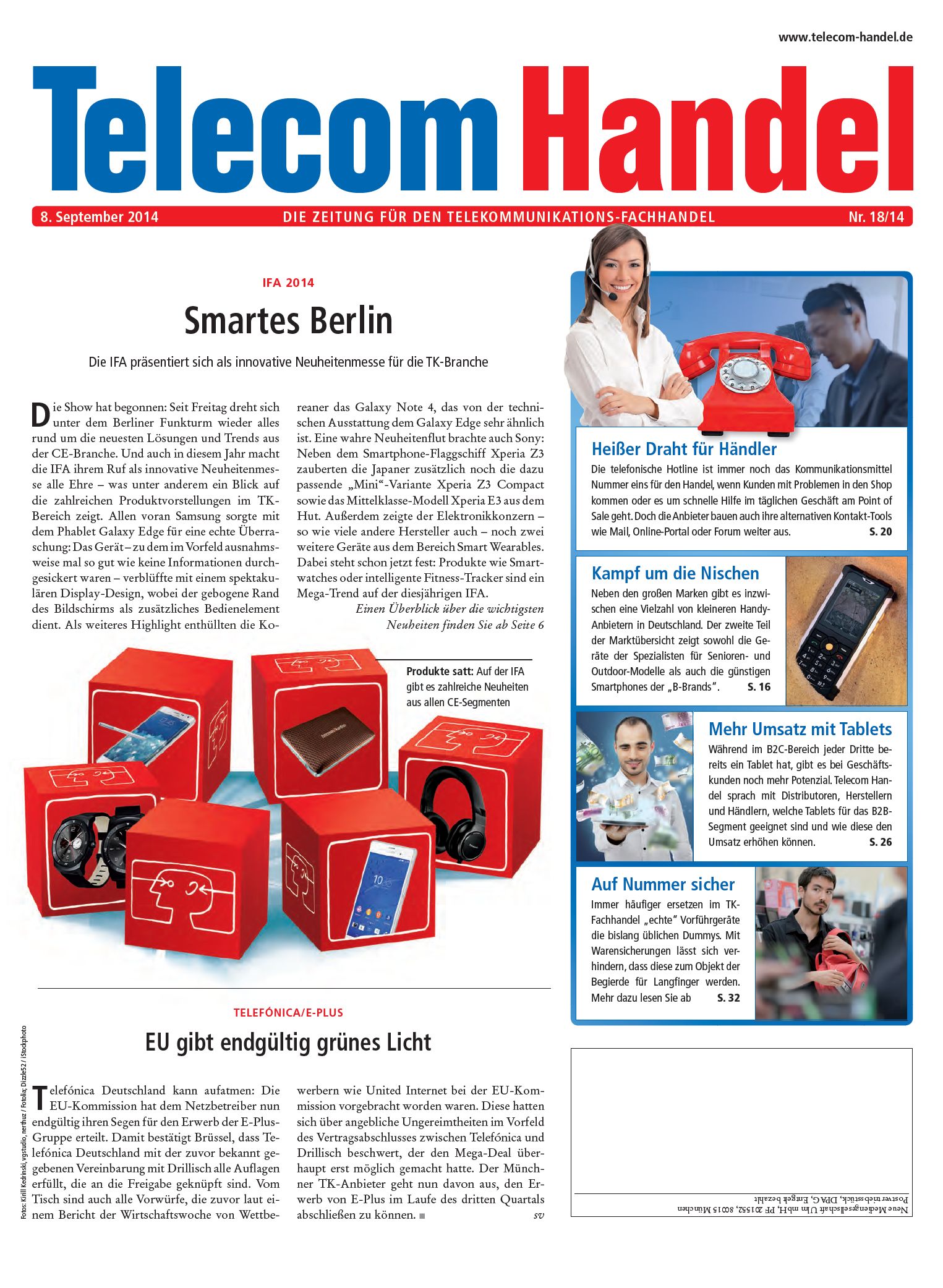 Telecom Handel Ausgabe 18/2014