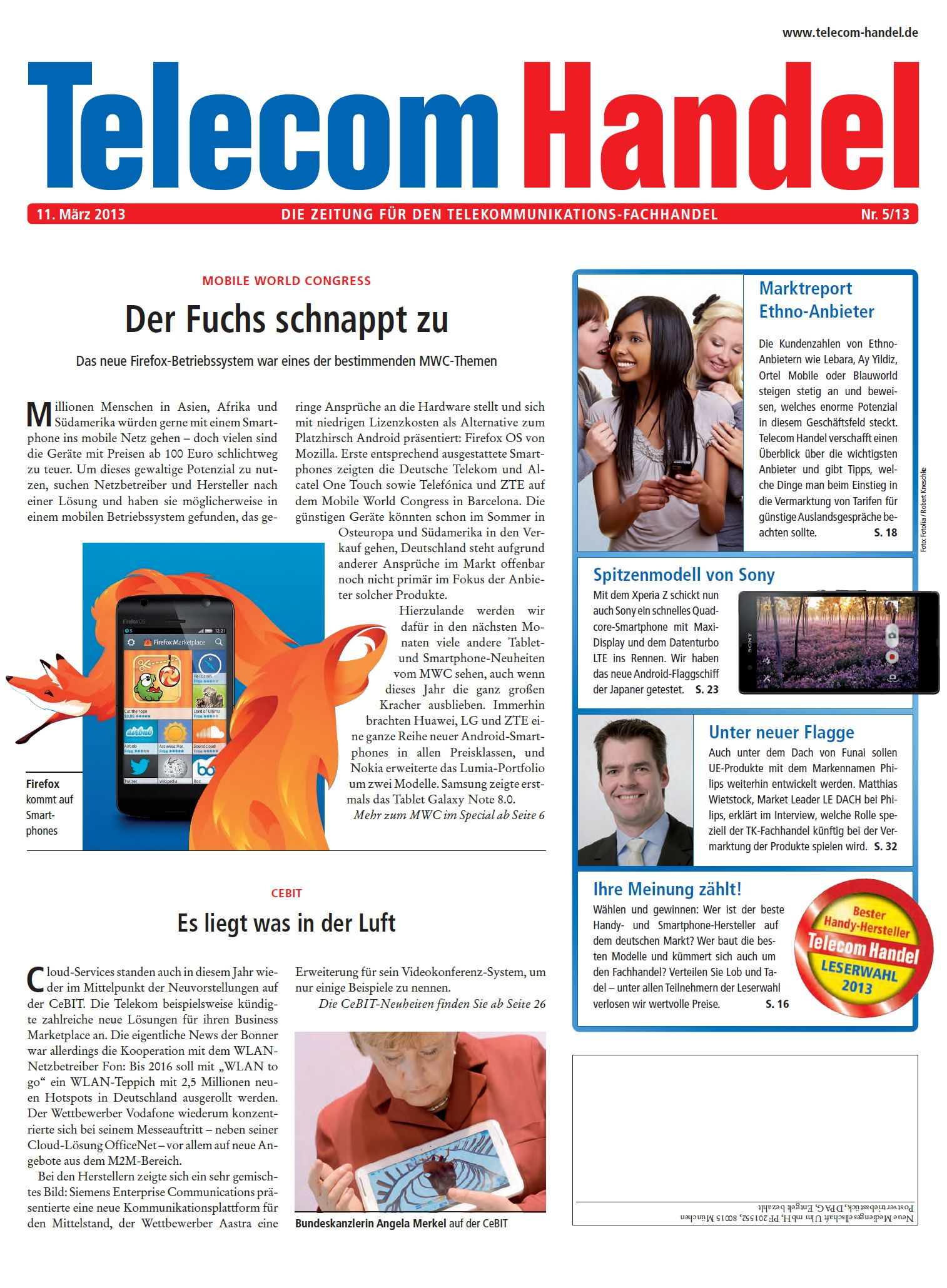 Telecom Handel Ausgabe 05/2013