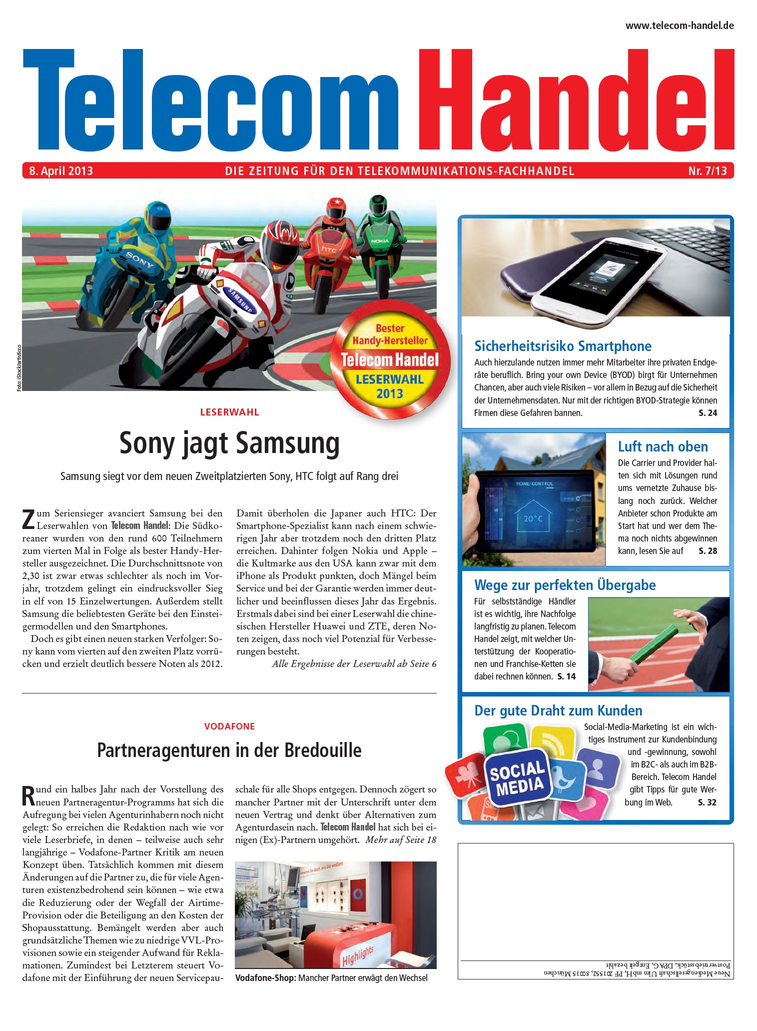 Telecom Handel Ausgabe 07/2013