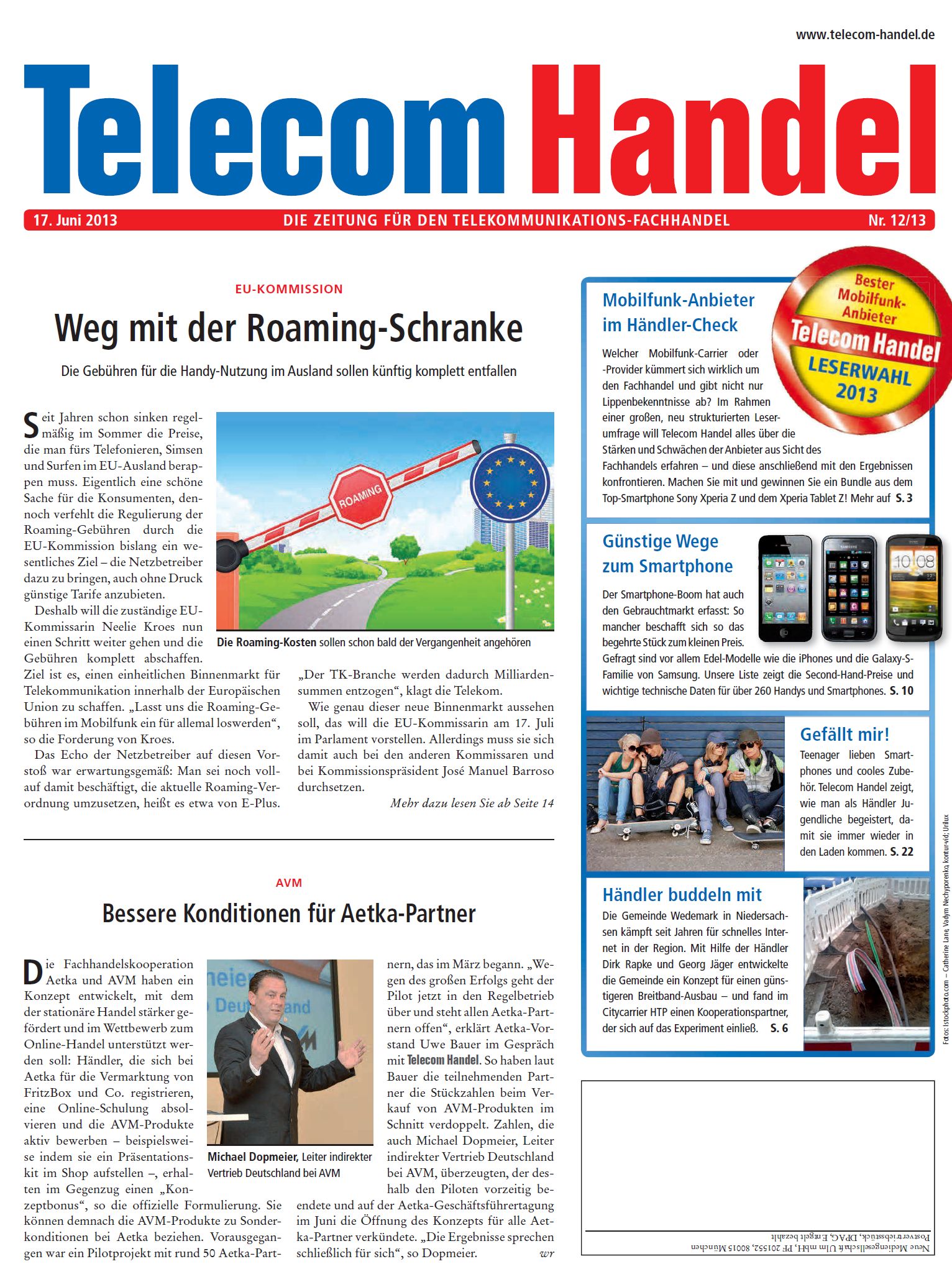 Telecom Handel Ausgabe 12/2013