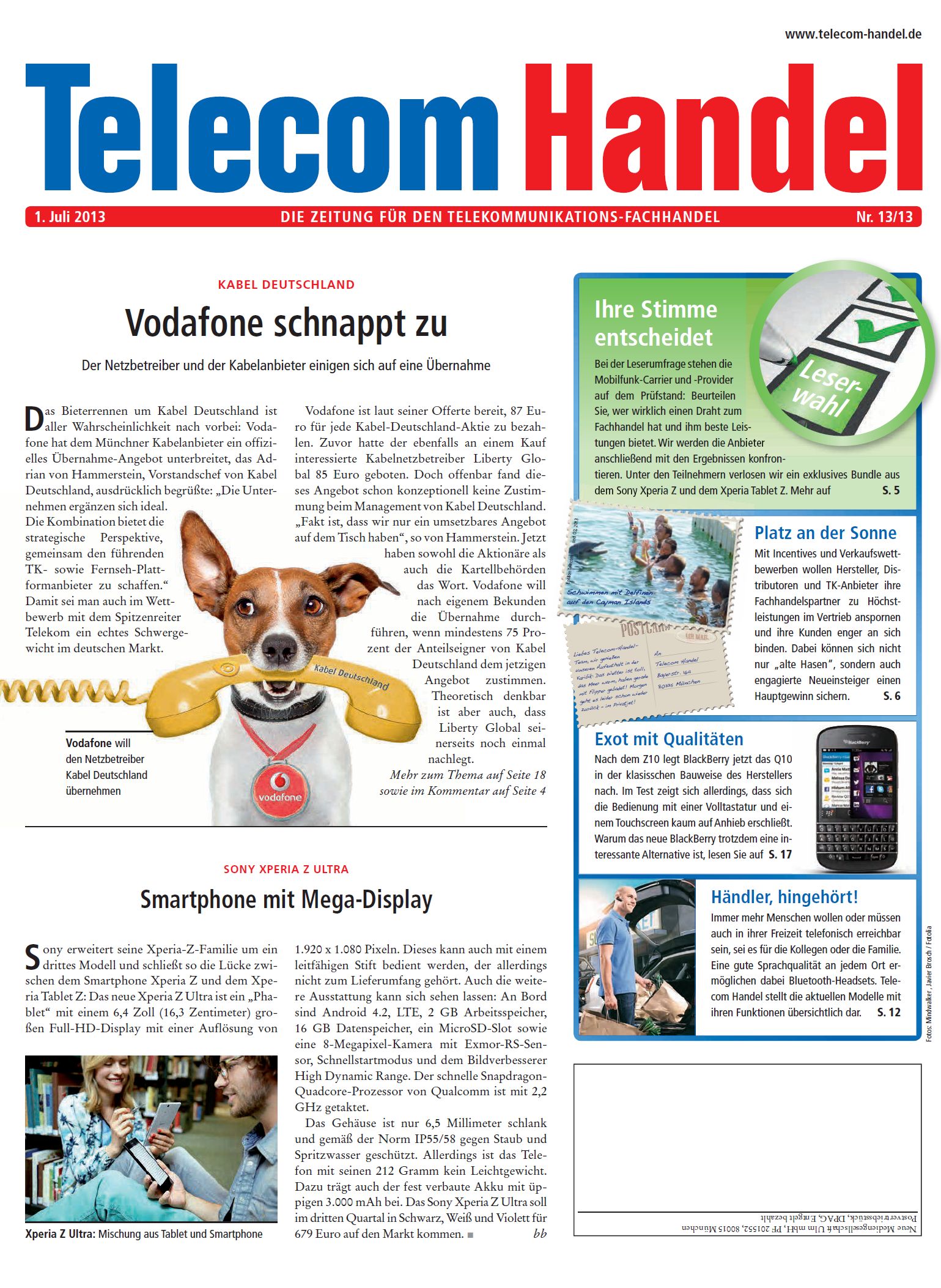 Telecom Handel Ausgabe 13/2013