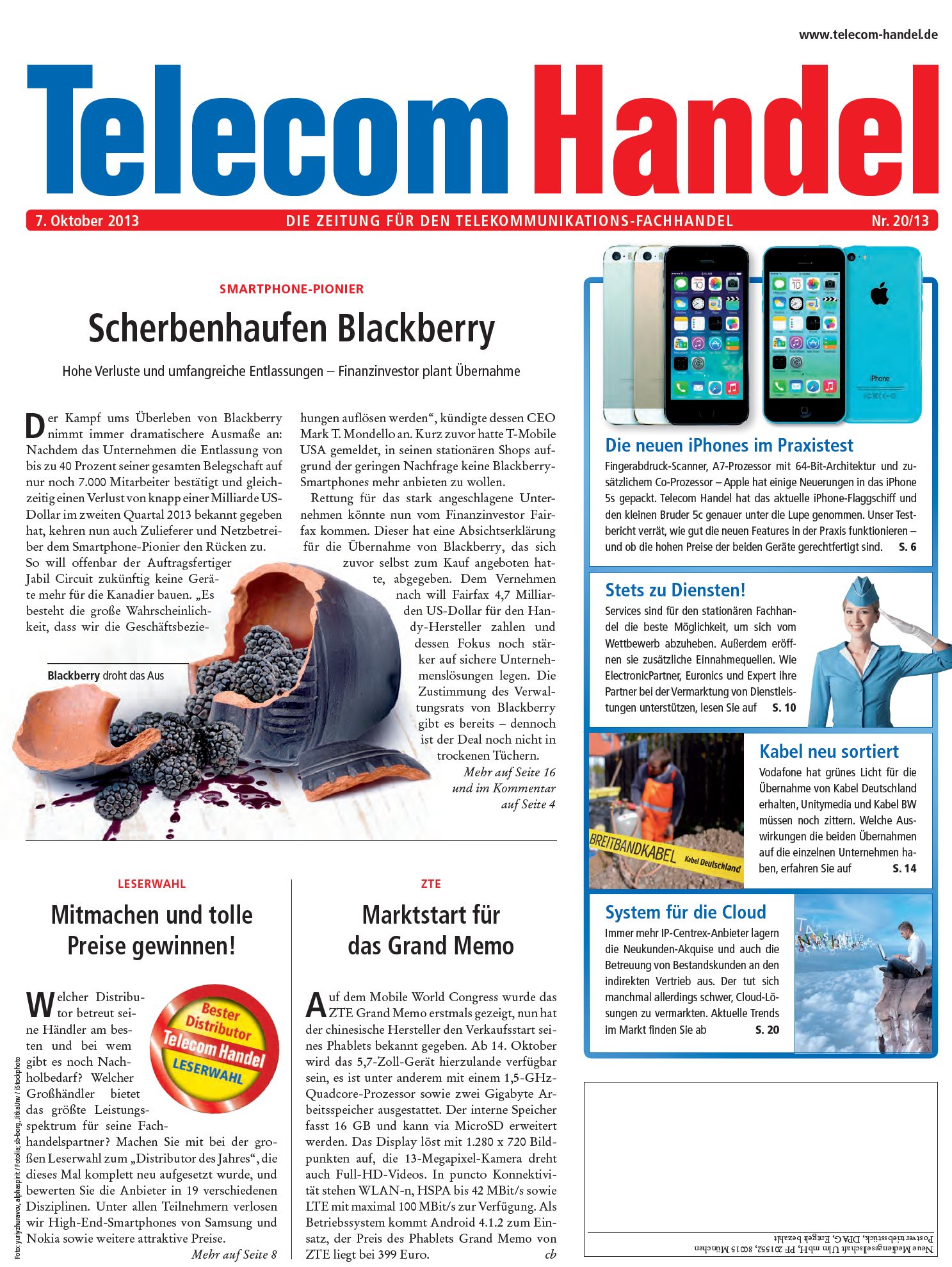 Telecom Handel Ausgabe 20/2013