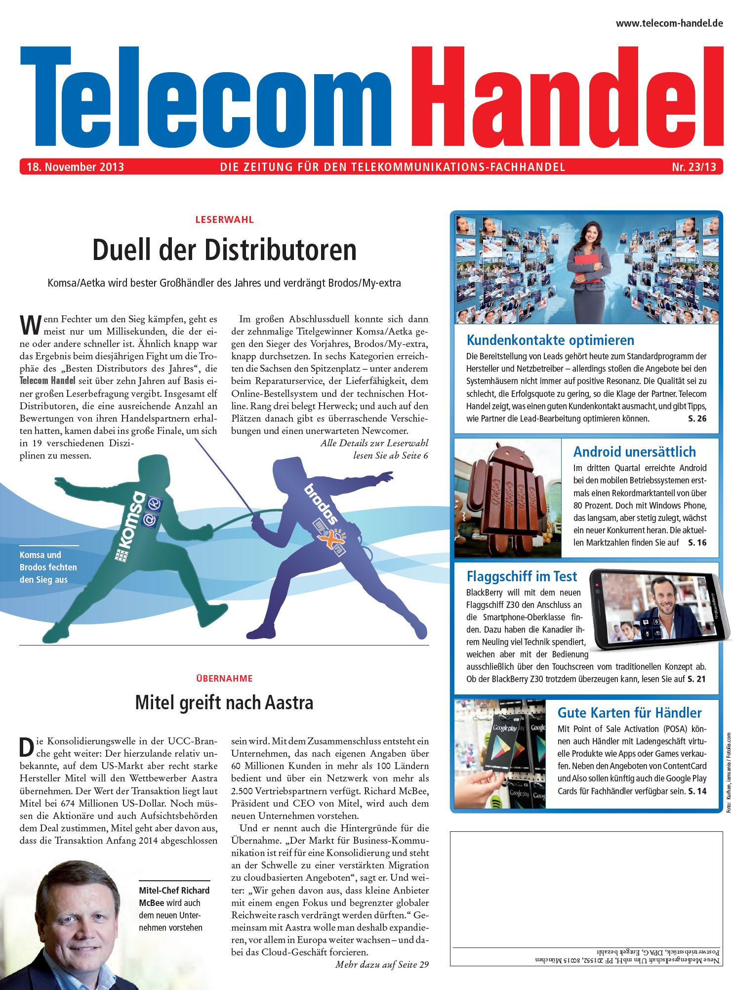 Telecom Handel Ausgabe 23/2013