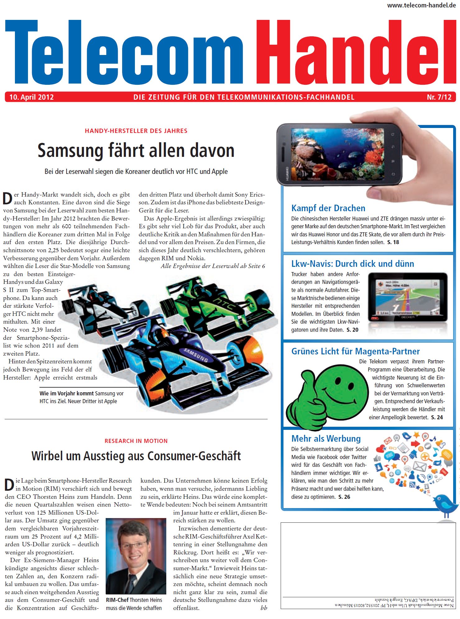 Telecom Handel Ausgabe 07/2012