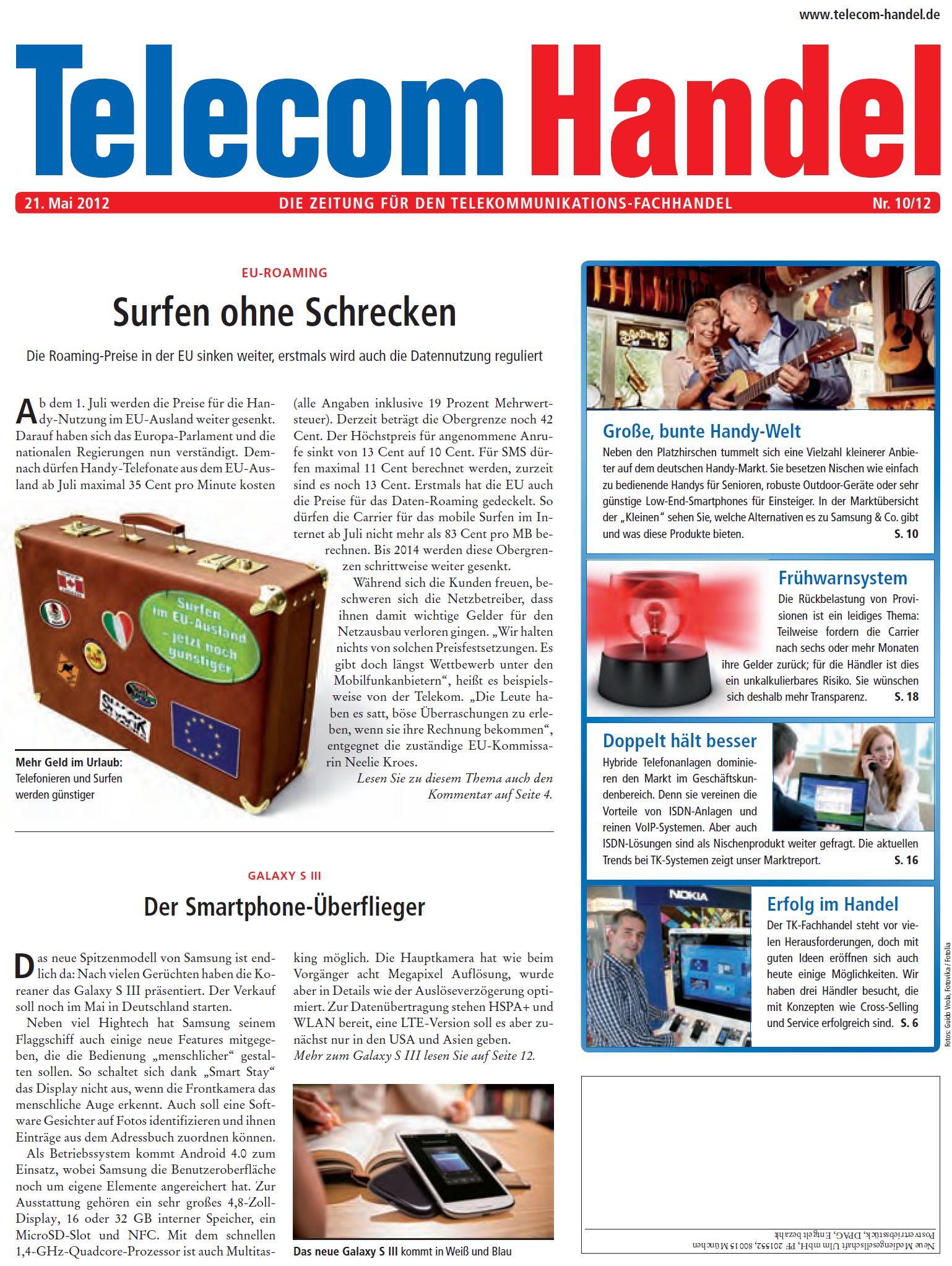 Telecom Handel Ausgabe 10/2012