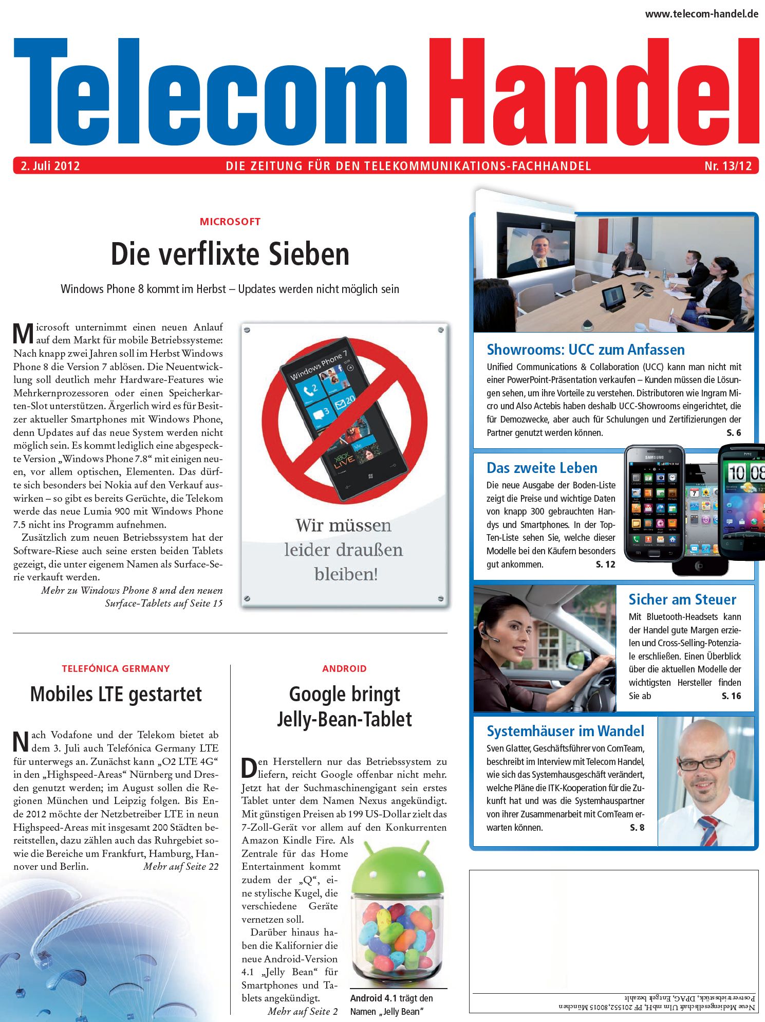 Telecom Handel Ausgabe 13/2012