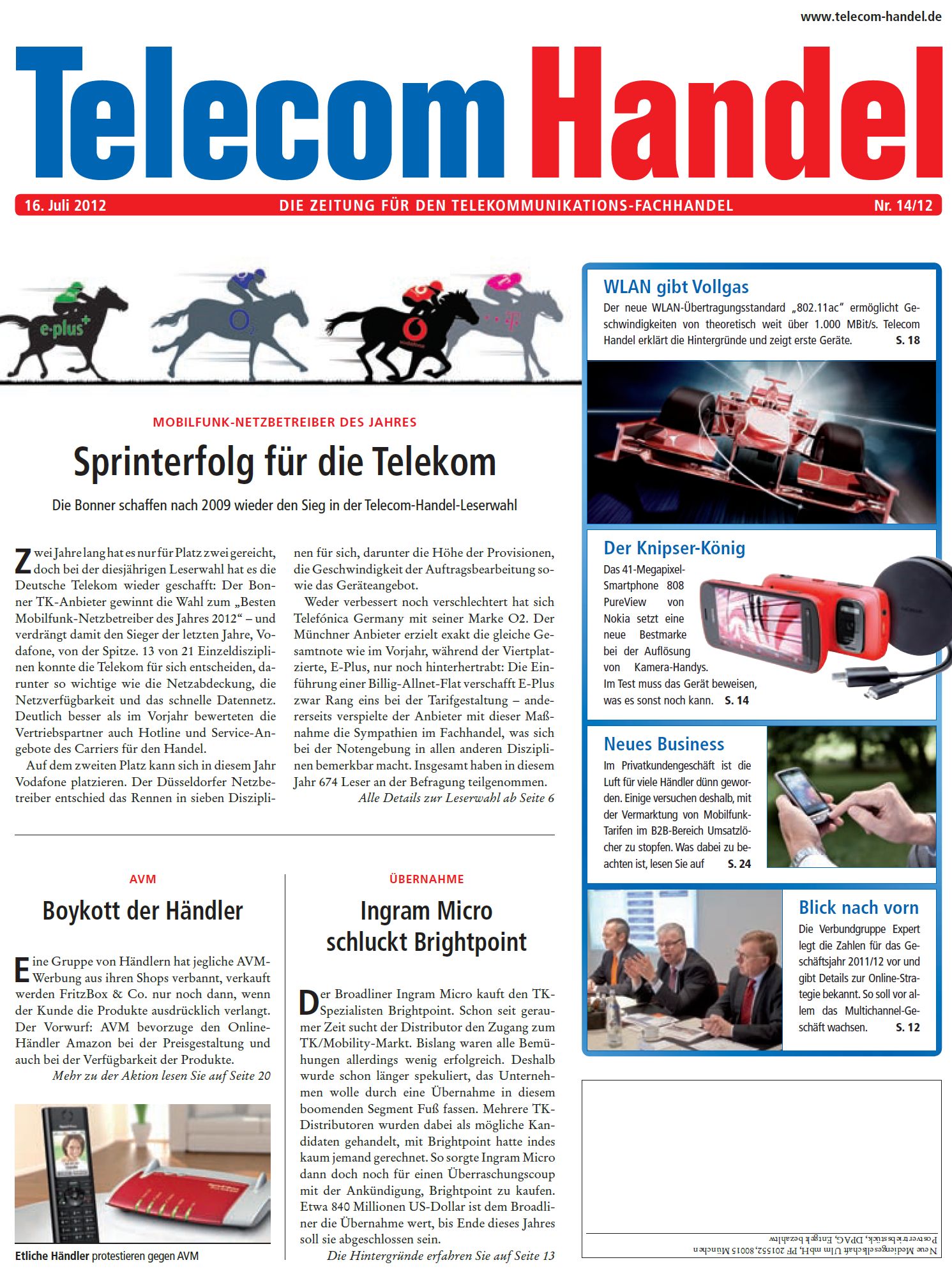 Telecom Handel Ausgabe 14/2012