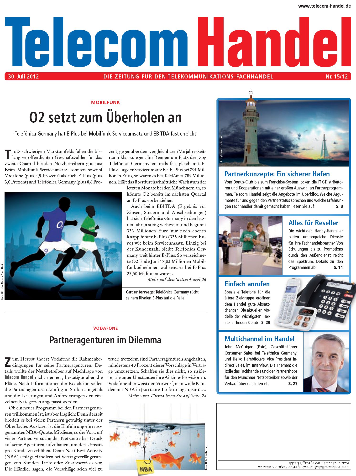 Telekom Handel Ausgabe 15/2012