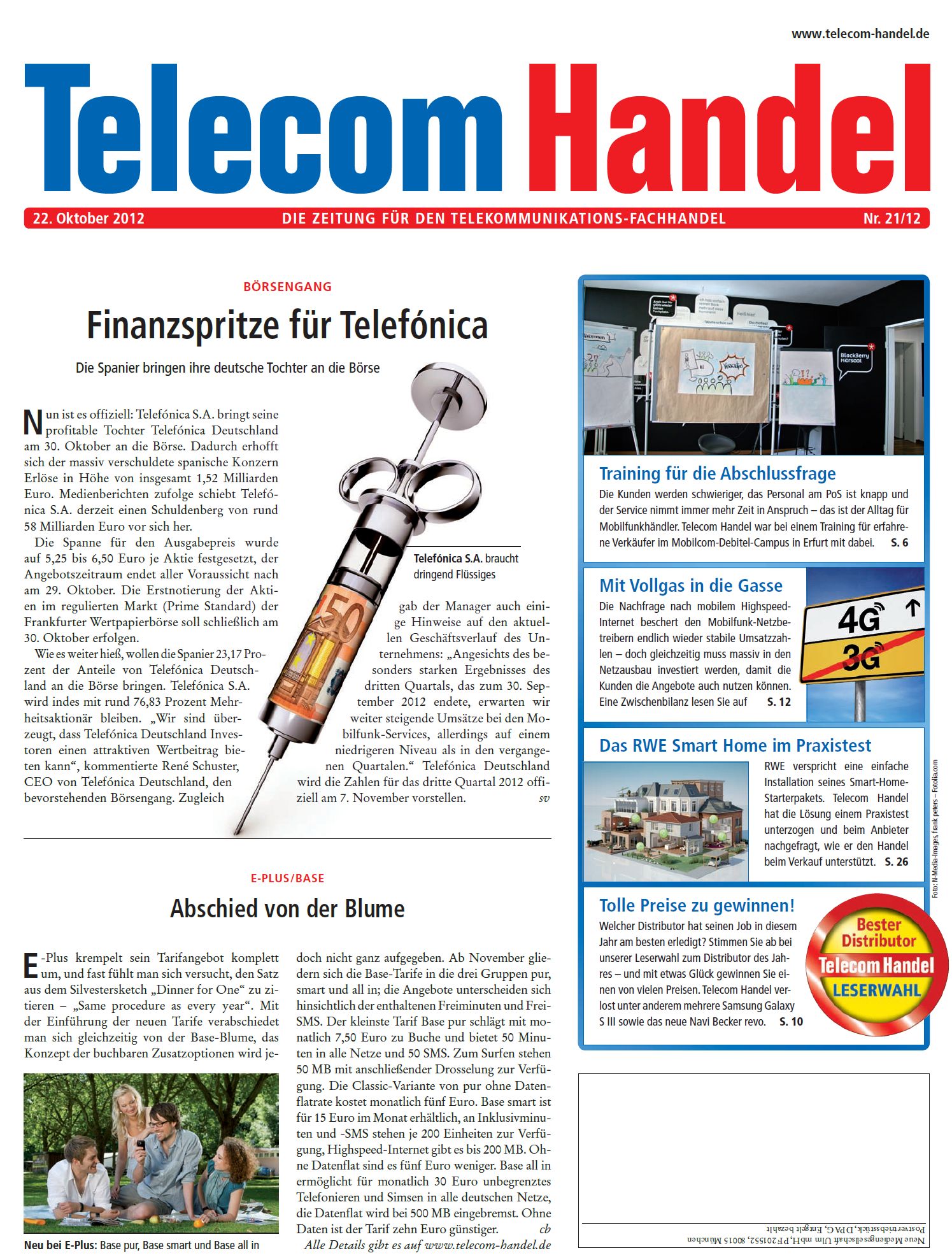 Telecom Handel Ausgabe 21/2012