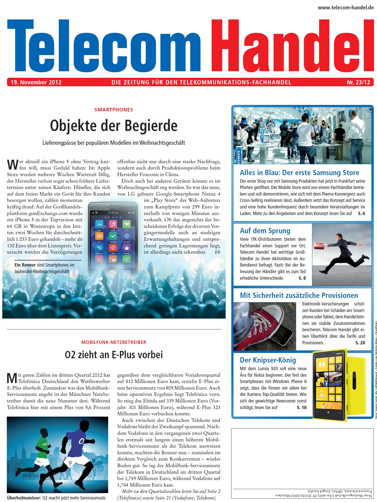 Telecom Handel Ausgabe 23/2012