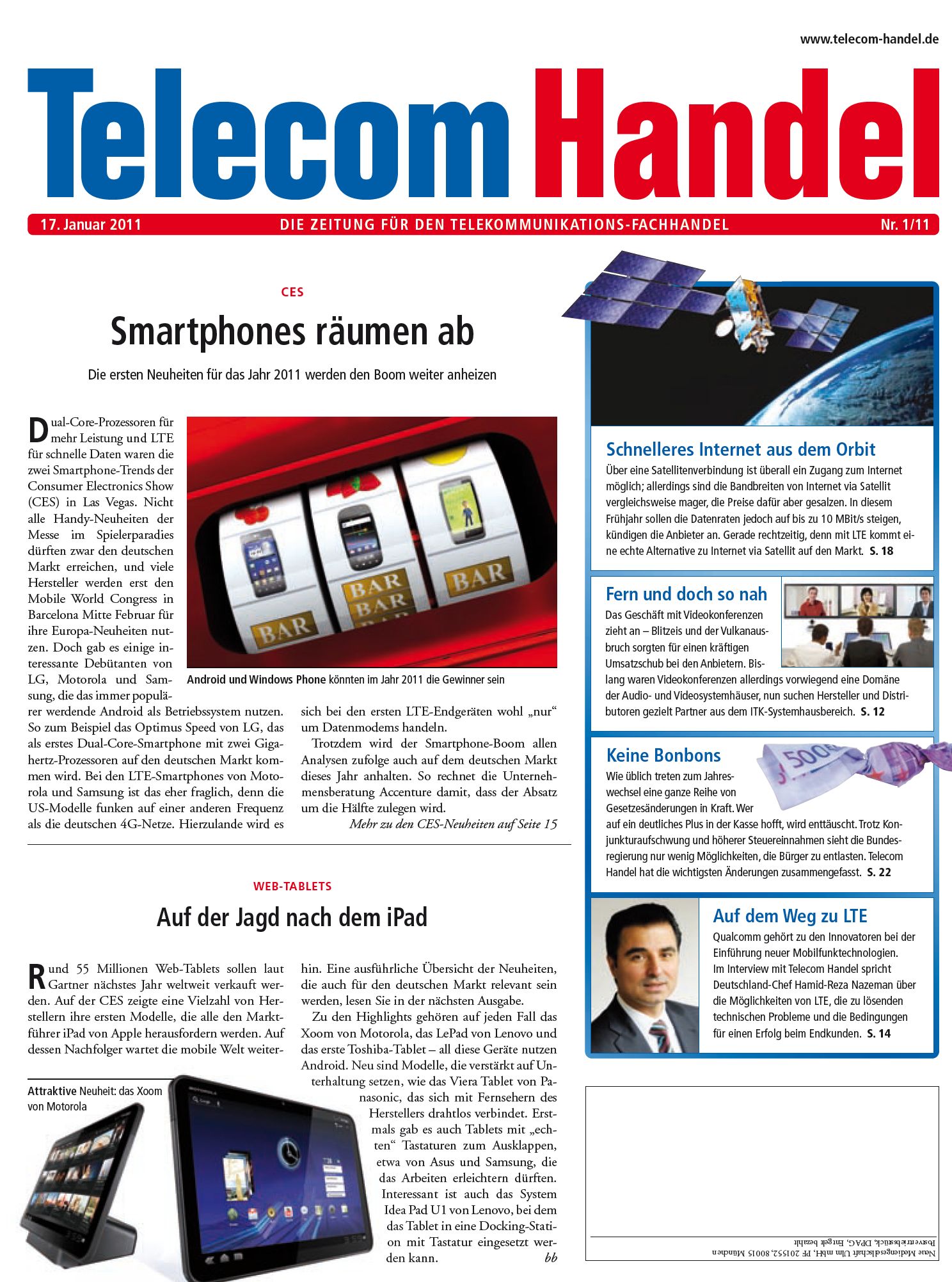 Telecom Handel Ausgabe 01/2011